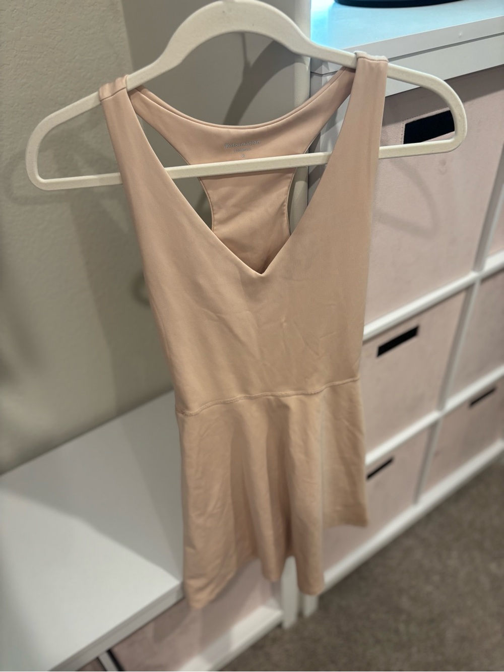 Reformation Bella Ecomove Active Dress in Light Pink - Size XS